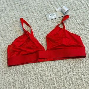 Negative Underwear Glacé Triangle Bra Cerise 5